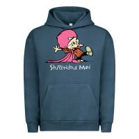 Pigment Midnight Navy newcalvin and hobbes stupendous man Urban Hoodie - linhVisuals