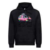 Black newcamper queen classy sassy and a bit smart assy Urban Hoodie - linhVisuals