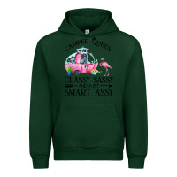 Forest Green newcamper queen classy sassy and a bit smart assy Urban Hoodie - linhVisuals