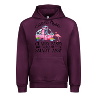 Mauve Wine newcamper queen classy sassy and a bit smart assy Urban Hoodie - linhVisuals