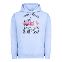 Pigment Grape Ice newcamper queen classy sassy and a bit smart assy Urban Hoodie - linhVisuals