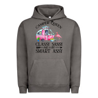 Pigment Tornado newcamper queen classy sassy and a bit smart assy Urban Hoodie - linhVisuals