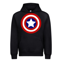 Black newcaptain america Urban Hoodie - linhVisuals