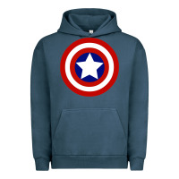 Pigment Midnight Navy newcaptain america Urban Hoodie - linhVisuals