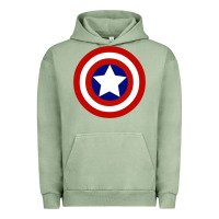 Pigment Oil Green newcaptain america Urban Hoodie - linhVisuals