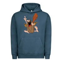 Pigment Midnight Navy newcaptain caveman Urban Hoodie - linhVisuals