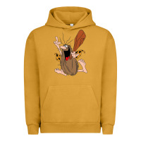 Pigment Peanut Butter newcaptain caveman Urban Hoodie - linhVisuals
