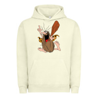 Pigment Pistachio newcaptain caveman Urban Hoodie - linhVisuals