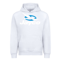 White Jayco Bicycling Bike Urban Hoodie - linhVisuals