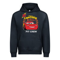 Navy newcars lightning mcqueen Urban Hoodie - linhVisuals