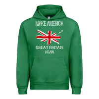 Emerald make america great britain again funny uk us Urban Hoodie - linhVisuals