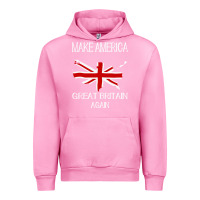Fuchsia Pink make america great britain again funny uk us Urban Hoodie - linhVisuals