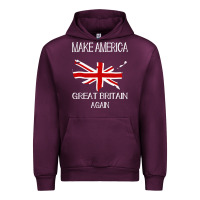 Mauve Wine make america great britain again funny uk us Urban Hoodie - linhVisuals