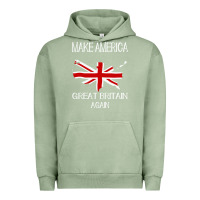 Pigment Oil Green make america great britain again funny uk us Urban Hoodie - linhVisuals