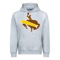 Heather Grey wyoming josh Urban Hoodie - linhVisuals