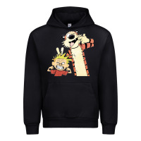 Black calvin Urban Hoodie - linhVisuals