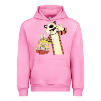 Fuchsia Pink calvin Urban Hoodie - linhVisuals