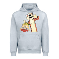 Heather Grey calvin Urban Hoodie - linhVisuals