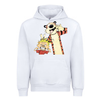 White calvin Urban Hoodie - linhVisuals