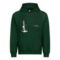 Forest Green calvin Urban Hoodie - linhVisuals