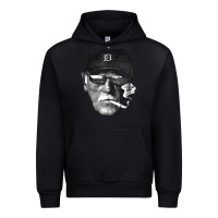 Black newcigarette smoking jim leyland Urban Hoodie - linhVisuals