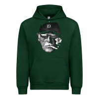 Forest Green newcigarette smoking jim leyland Urban Hoodie - linhVisuals