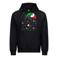 Newchristmas Grinch Hand Holding A Stethoscope Urban Hoodie | Teevron