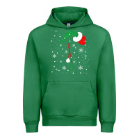 Emerald newchristmas grinch hand holding a stethoscope Urban Hoodie - linhVisuals