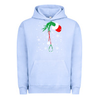 Pigment Grape Ice newchristmas grinch hand holding a stethoscope Urban Hoodie - linhVisuals
