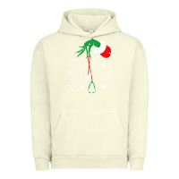Pigment Pistachio newchristmas grinch hand holding a stethoscope Urban Hoodie - linhVisuals