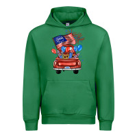 Emerald farm truck,america flag Urban Hoodie - JahusDesignShop