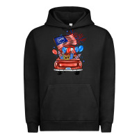 Pigment Black farm truck,america flag Urban Hoodie - JahusDesignShop