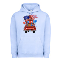 Pigment Grape Ice farm truck,america flag Urban Hoodie - JahusDesignShop
