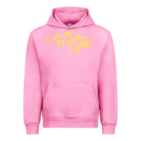 Fuchsia Pink Call Me By Your Name Urban Hoodie - linhVisuals