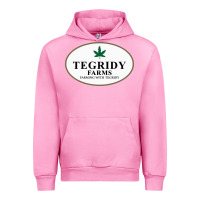 Fuchsia Pink tegridy farms Urban Hoodie - linhVisuals