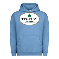Pigment Pebble Blue tegridy farms Urban Hoodie - linhVisuals