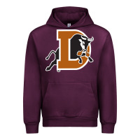 Mauve Wine Durham-bulls Urban Hoodie - linhVisuals
