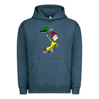 Pigment Midnight Navy green eggs and ham Urban Hoodie - linhVisuals
