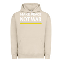 Pigment French Oak make peace not war Urban Hoodie - linhVisuals