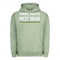 Pigment Oil Green make peace not war Urban Hoodie - linhVisuals