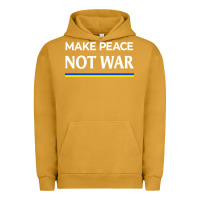 Pigment Peanut Butter make peace not war Urban Hoodie - linhVisuals