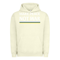 Pigment Pistachio make peace not war Urban Hoodie - linhVisuals