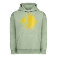 Pigment Oil Green time team television Urban Hoodie - linhVisuals