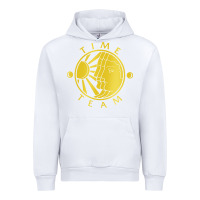 White time team television Urban Hoodie - linhVisuals