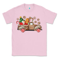Bubblegum Pink christmas gingerbread truck Classic Tee - CowGirlArtShop