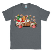 Charcoal Heather christmas gingerbread truck Classic Tee - CowGirlArtShop