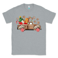 Heather Grey christmas gingerbread truck Classic Tee - CowGirlArtShop