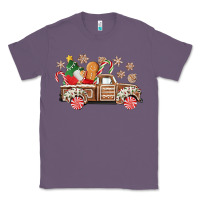 Lavender christmas gingerbread truck Classic Tee - CowGirlArtShop