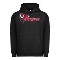 Pigment Black marist red foxes Urban Hoodie - linhVisuals