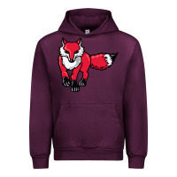 Mauve Wine marist red foxes Urban Hoodie - linhVisuals